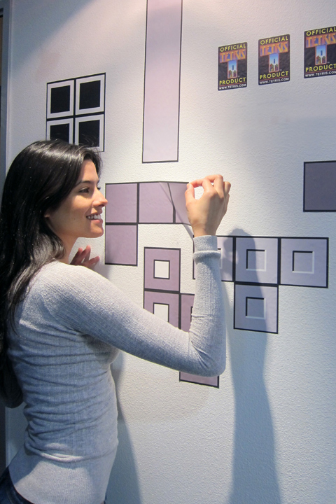 Stickers Geek & Jeux Vid�o:Stickers muraux Tetris R�tro (Large) Officiels - Stickboutik.com - 3/5