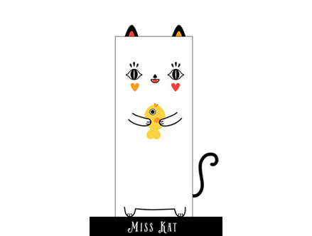 Stickers Muraux et stickers deco Miss Kat - Stickers de porte chez stickboutik.com